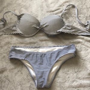 Striped bikini